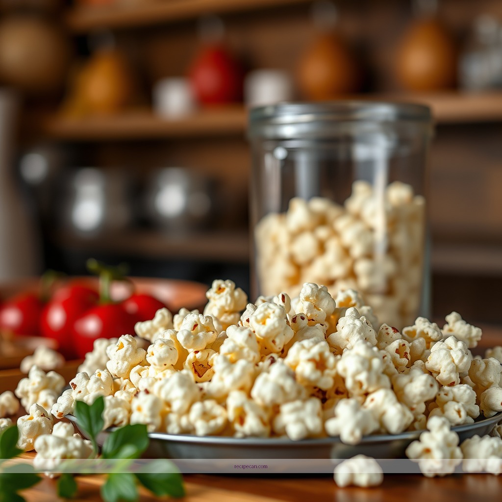 Ingredients - protein popcorn recipe