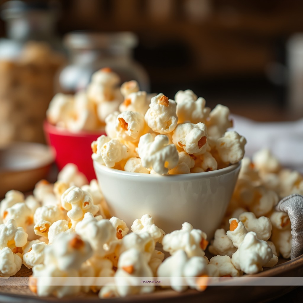 Ingredients - soft caramel popcorn recipe