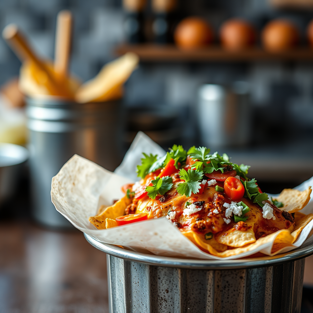 Ingredients - recipe for trash can nachos