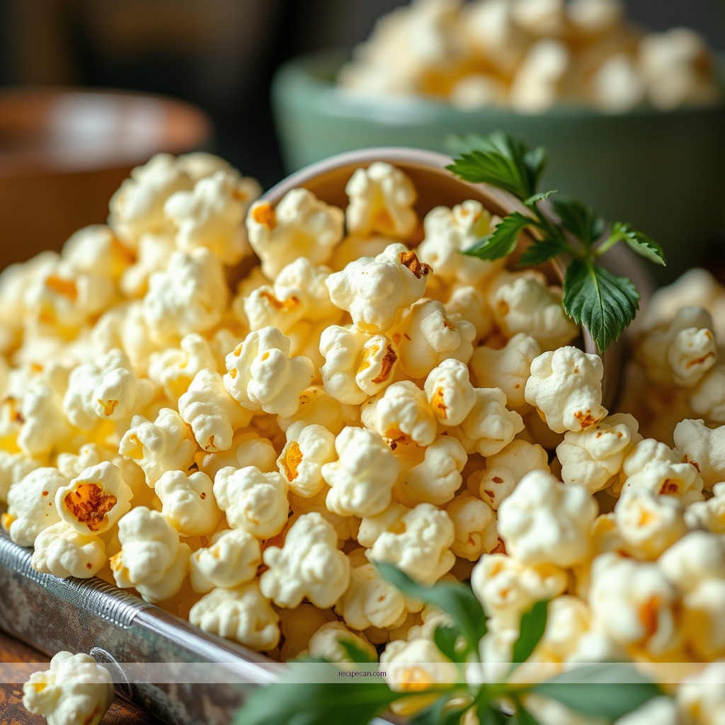 Ingredients - buttery popcorn recipe