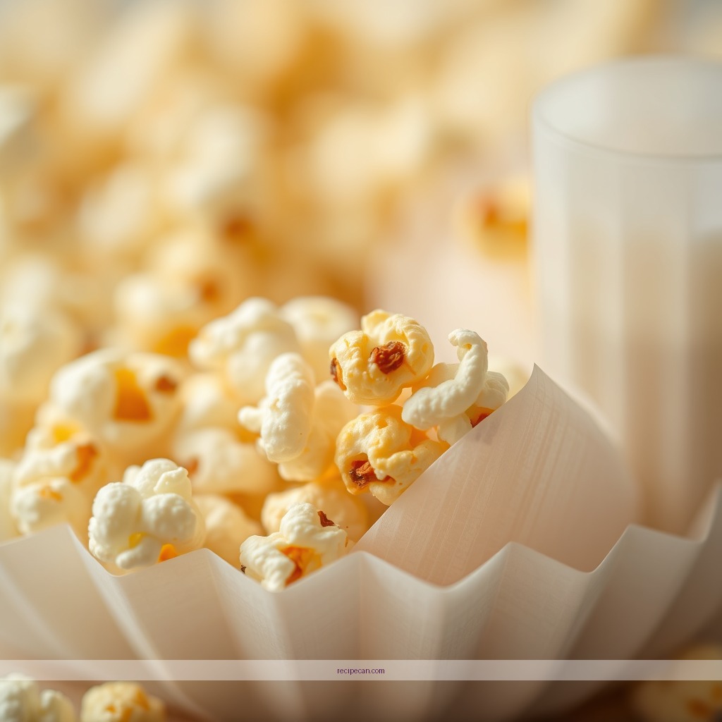 Ingredients - caramelized popcorn recipe
