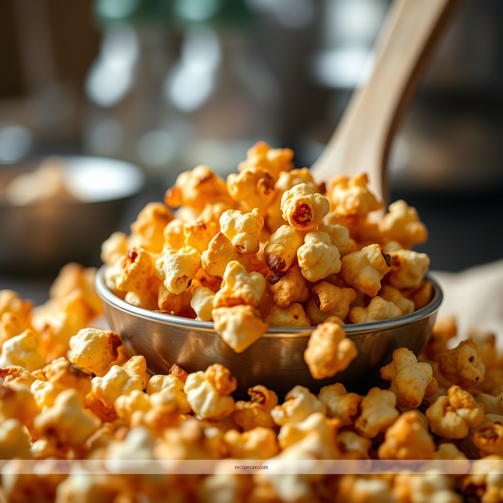 Ingredients - recipe for caramel popcorn
