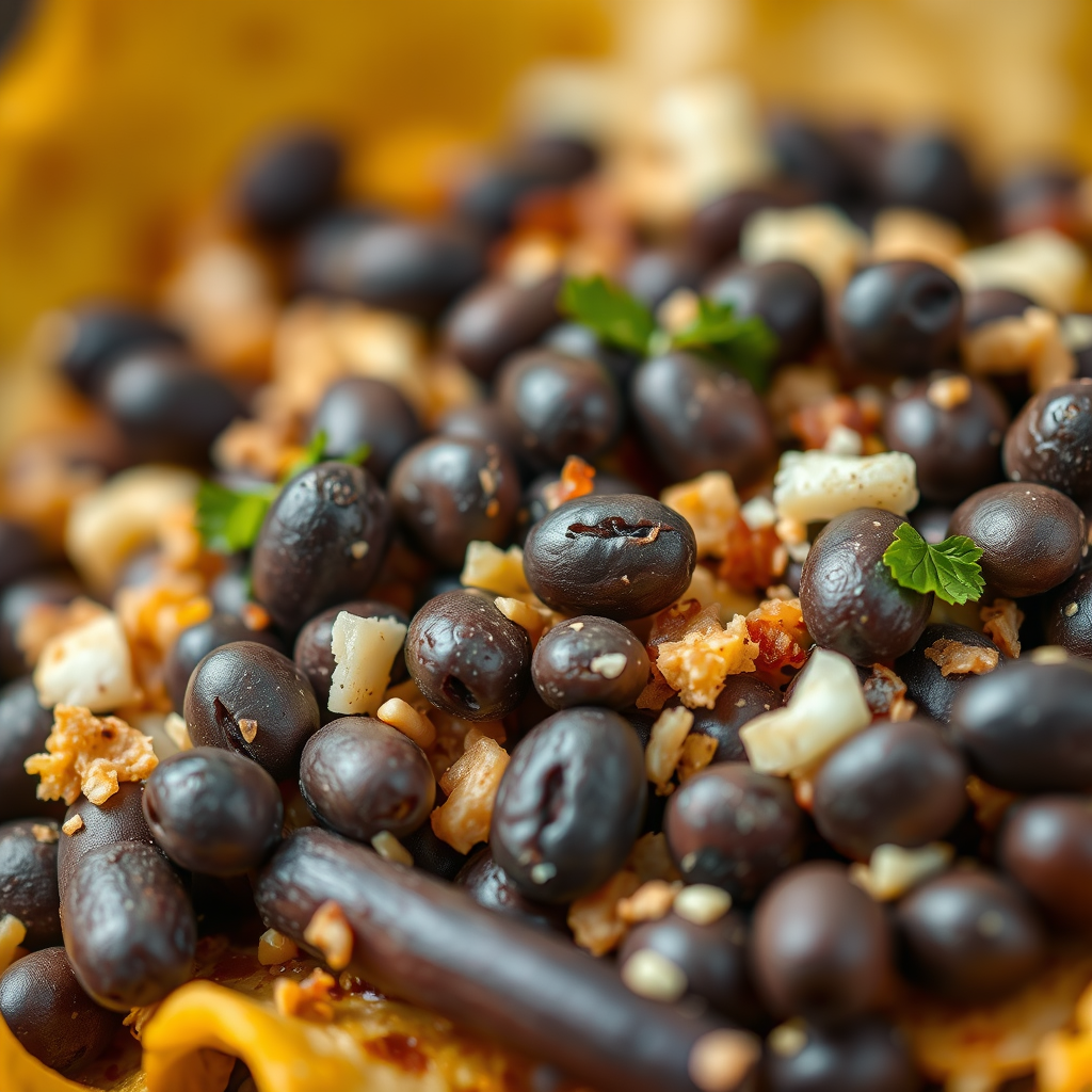 Ingredients - bean nachos recipe