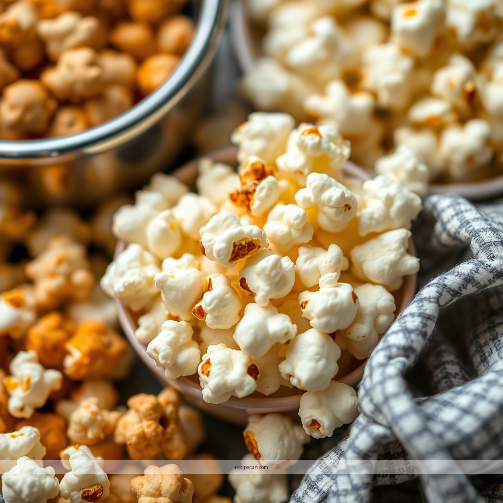 Ingredients - easy popcorn recipes