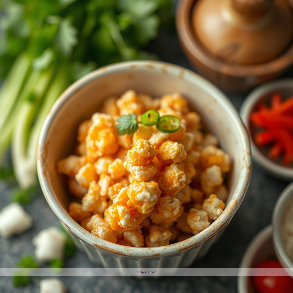 Ingredients - korean popcorn chicken recipe