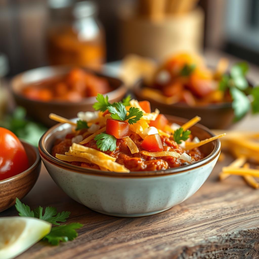 Ingredients - chili nacho recipe
