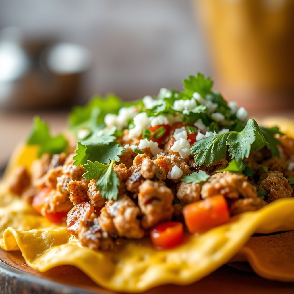 Ingredients - ground turkey nachos recipe