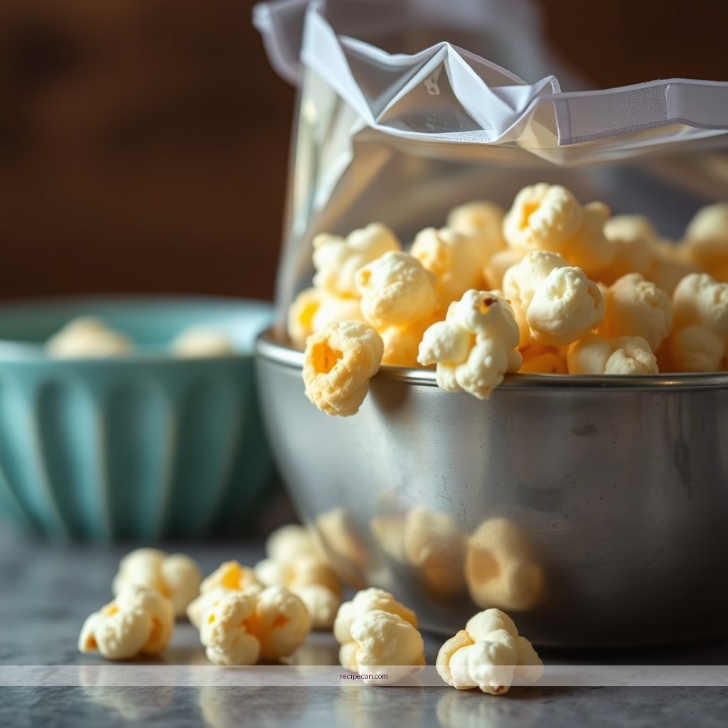 Ingredients - puffed popcorn caramel recipe