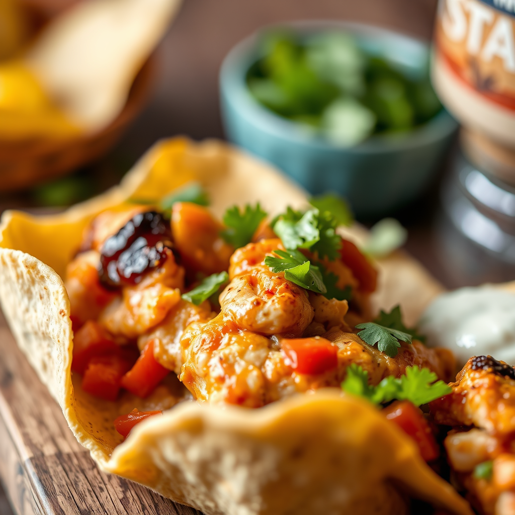 Ingredients - loaded chicken nachos recipe