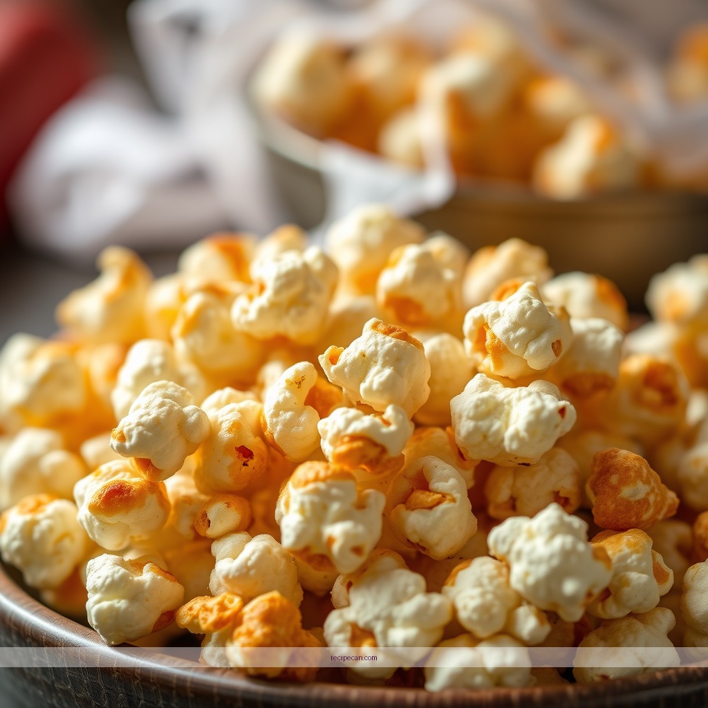 Ingredients - recipe for microwave caramel popcorn