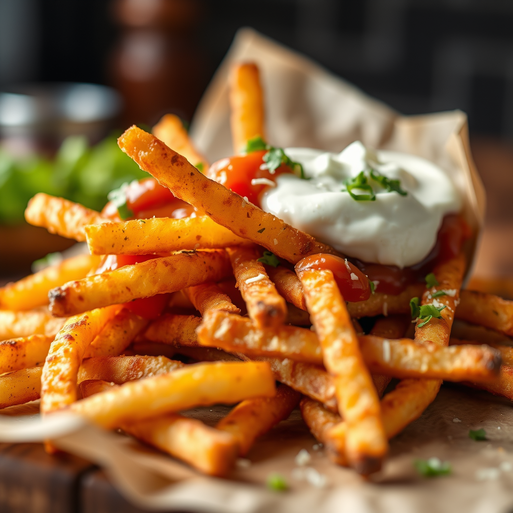 Ingredients - nacho fry recipe