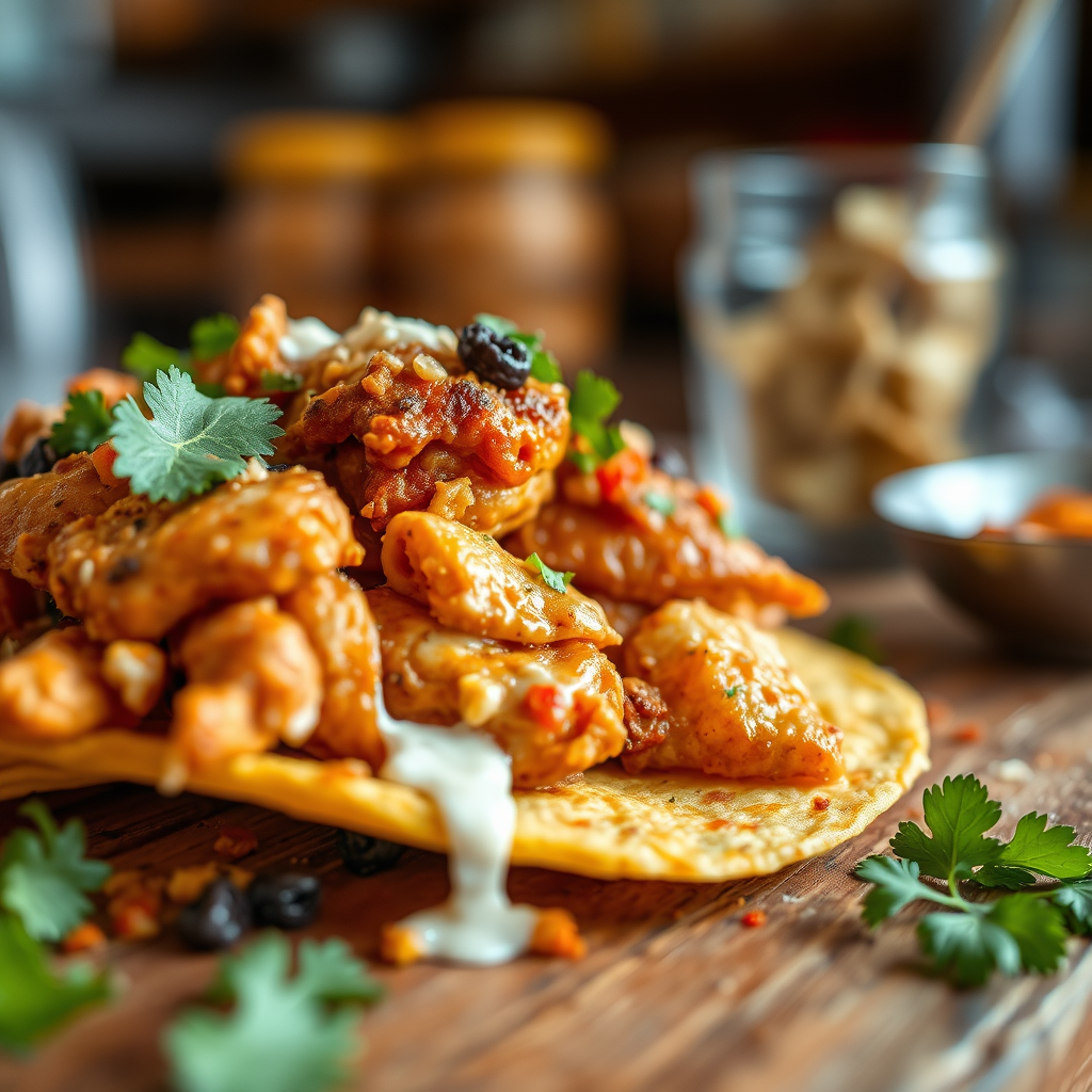 Ingredients - recipe chicken nachos