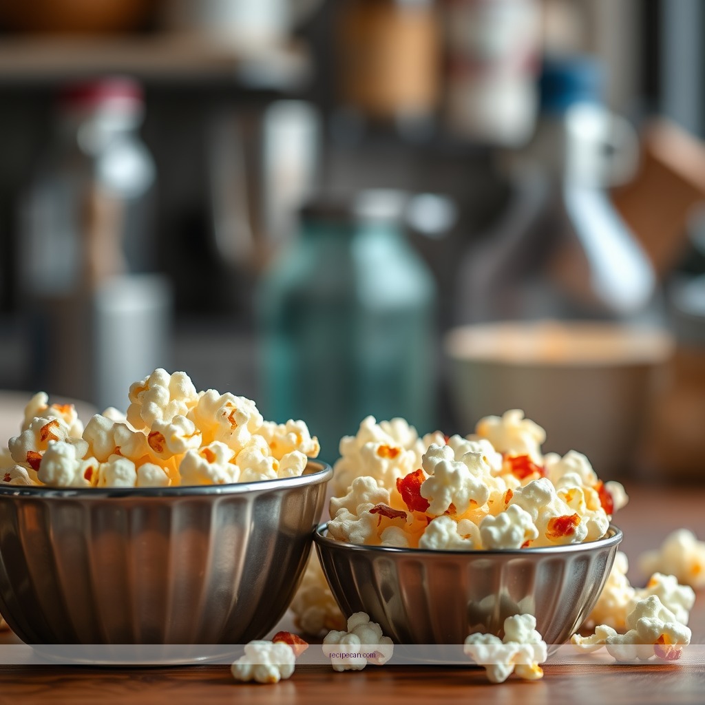 Ingredients - bacon popcorn recipe
