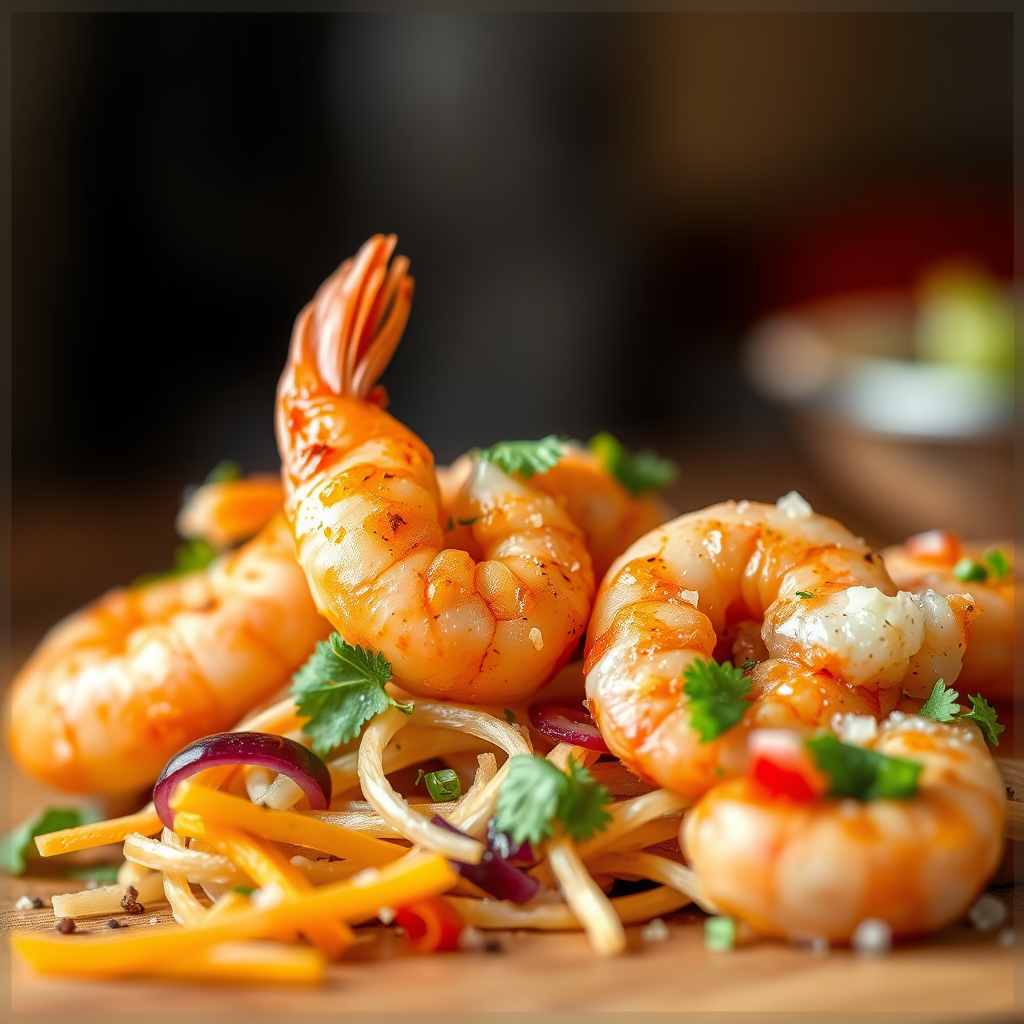 Ingredients - nacho shrimp recipe