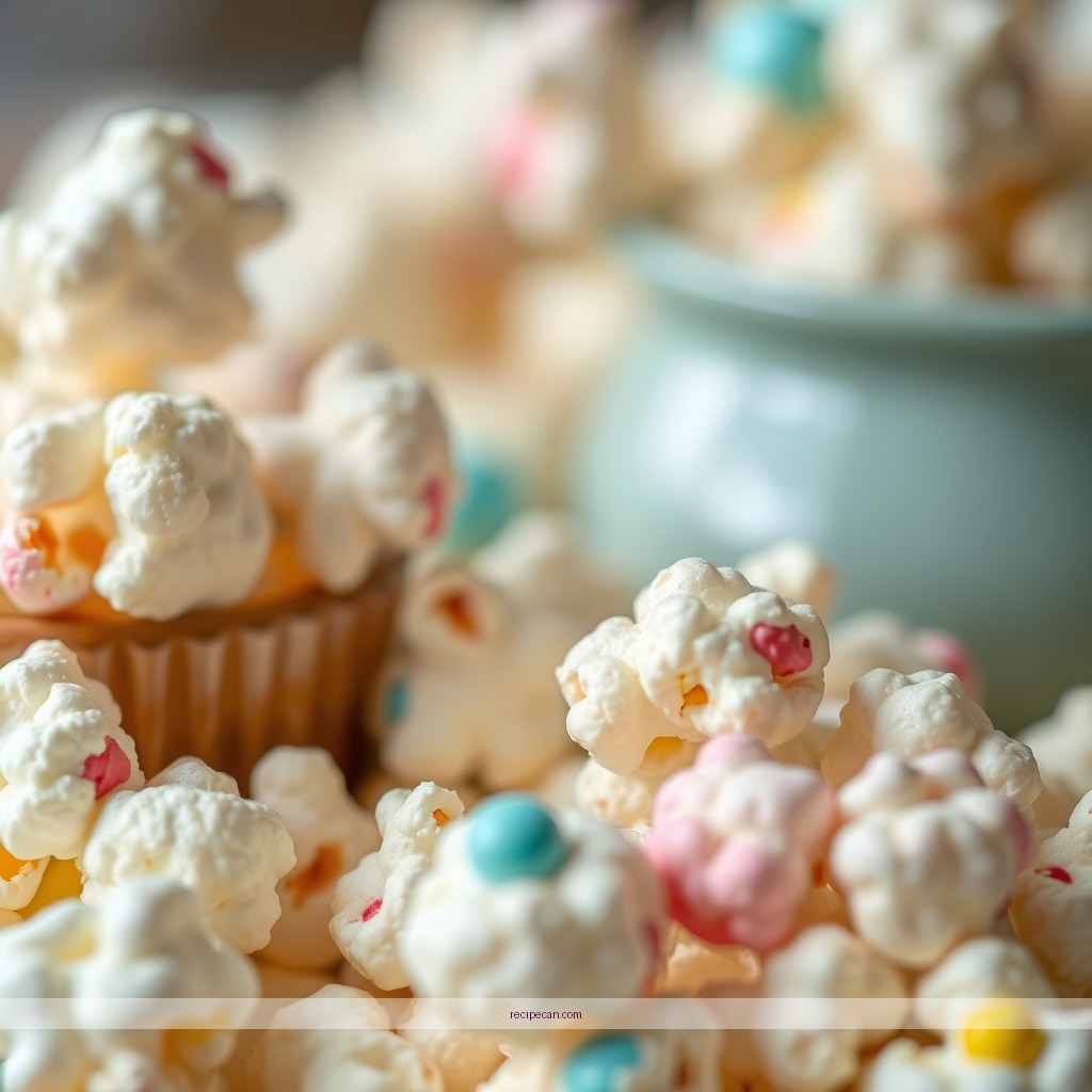 Ingredients - birthday cake popcorn recipe