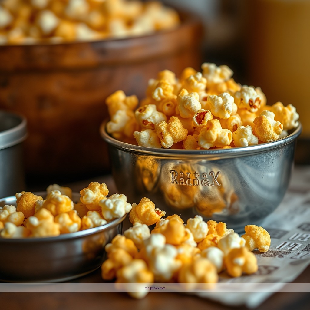 Ingredients - caramel.popcorn recipe