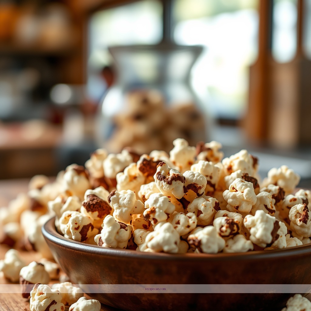 Ingredients - cocoa popcorn recipe