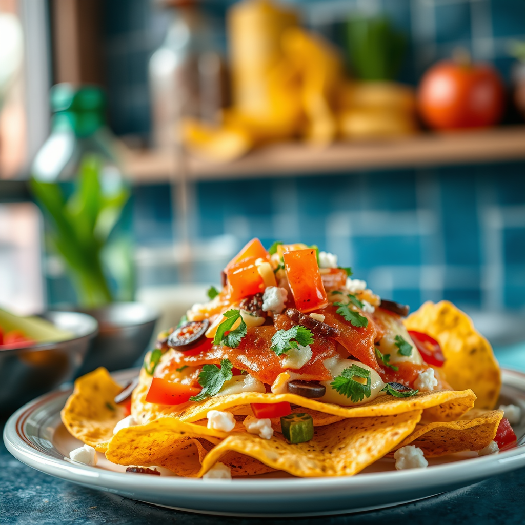 Ingredients - recipe for breakfast nachos