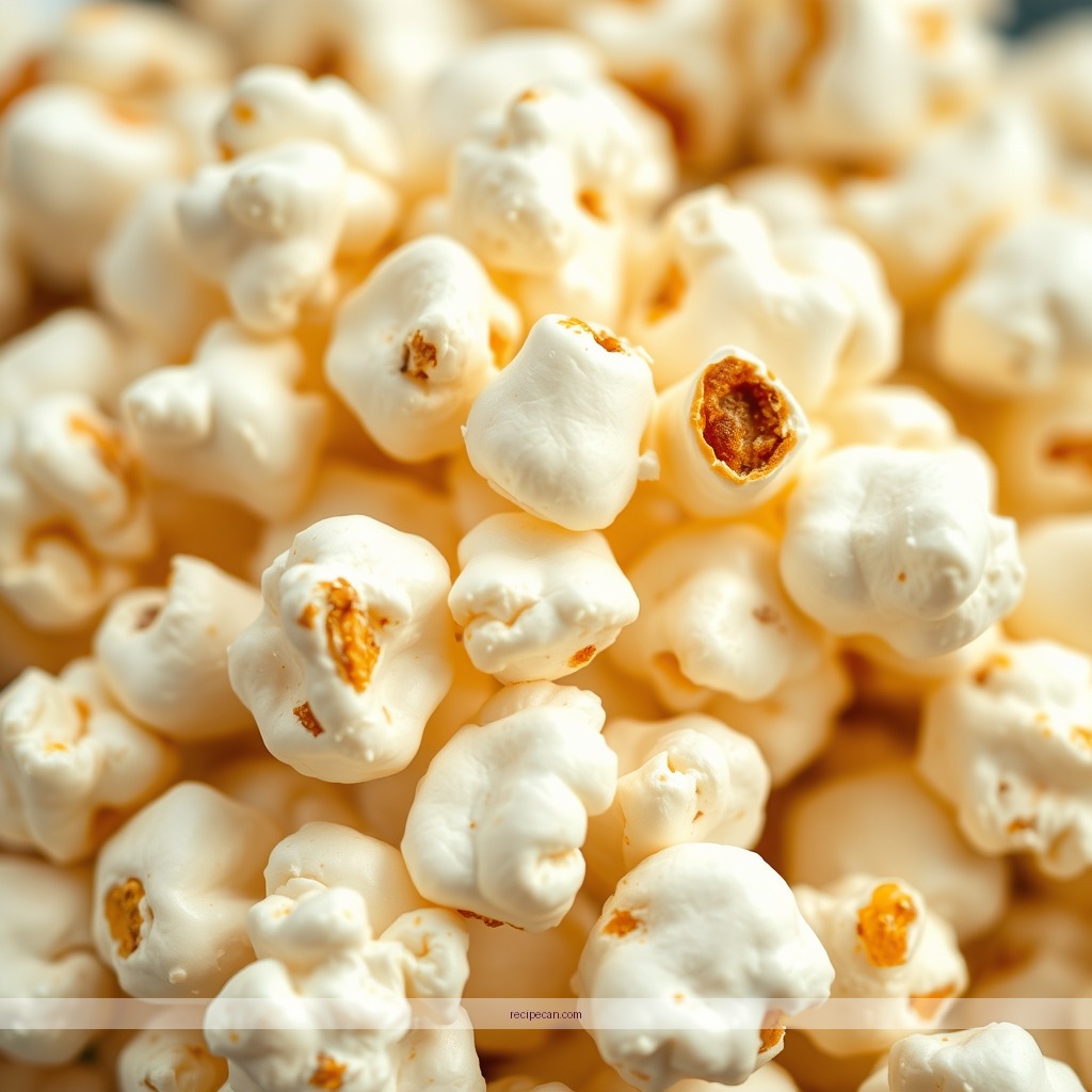 Ingredients - marshmallow caramel popcorn recipe
