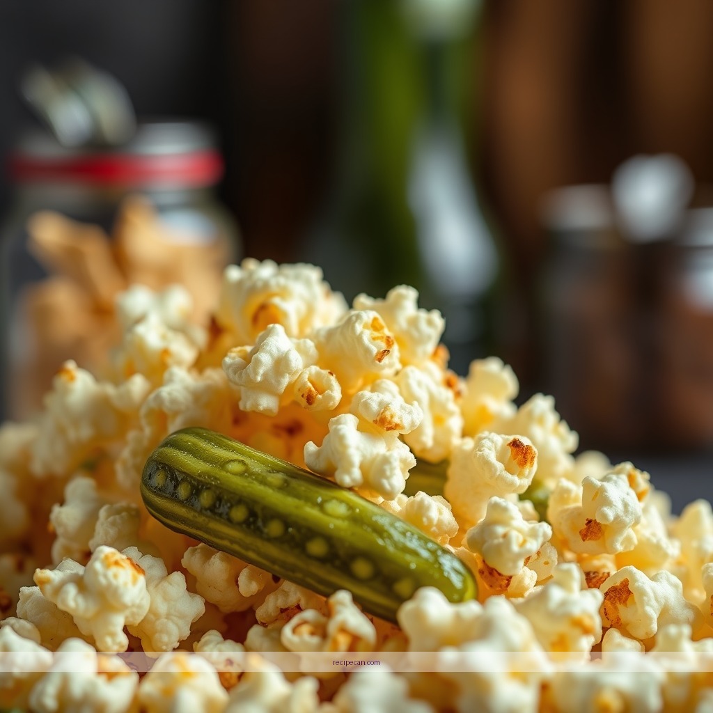 Ingredients - pickle popcorn recipe