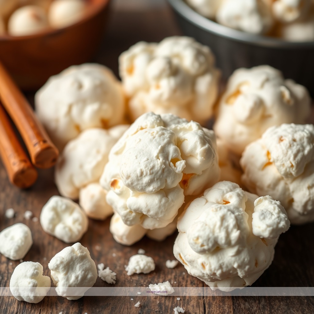Ingredients - popcorn ball recipe with marshmallows