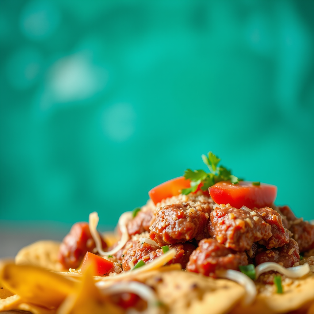 Ingredients - recipes for nachos with ground beef