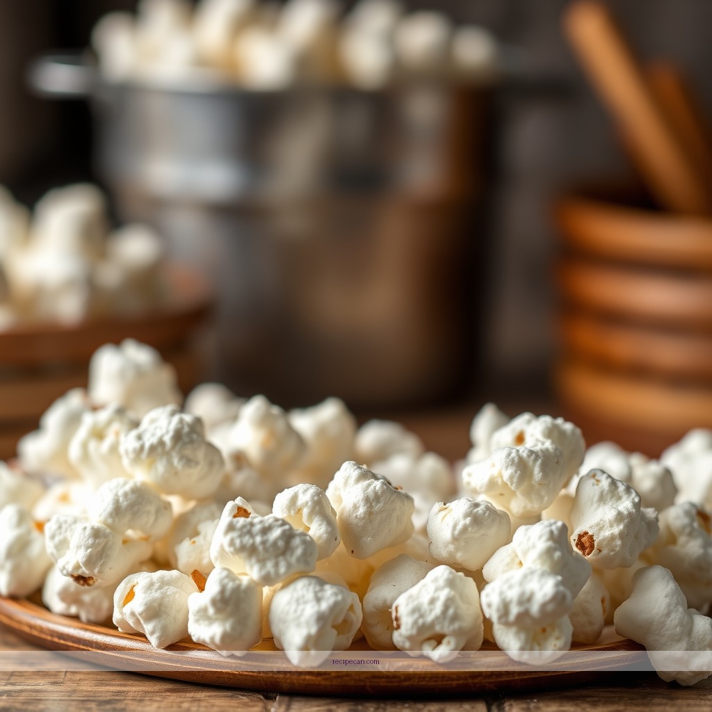 Ingredients - marshmallow popcorn recipe