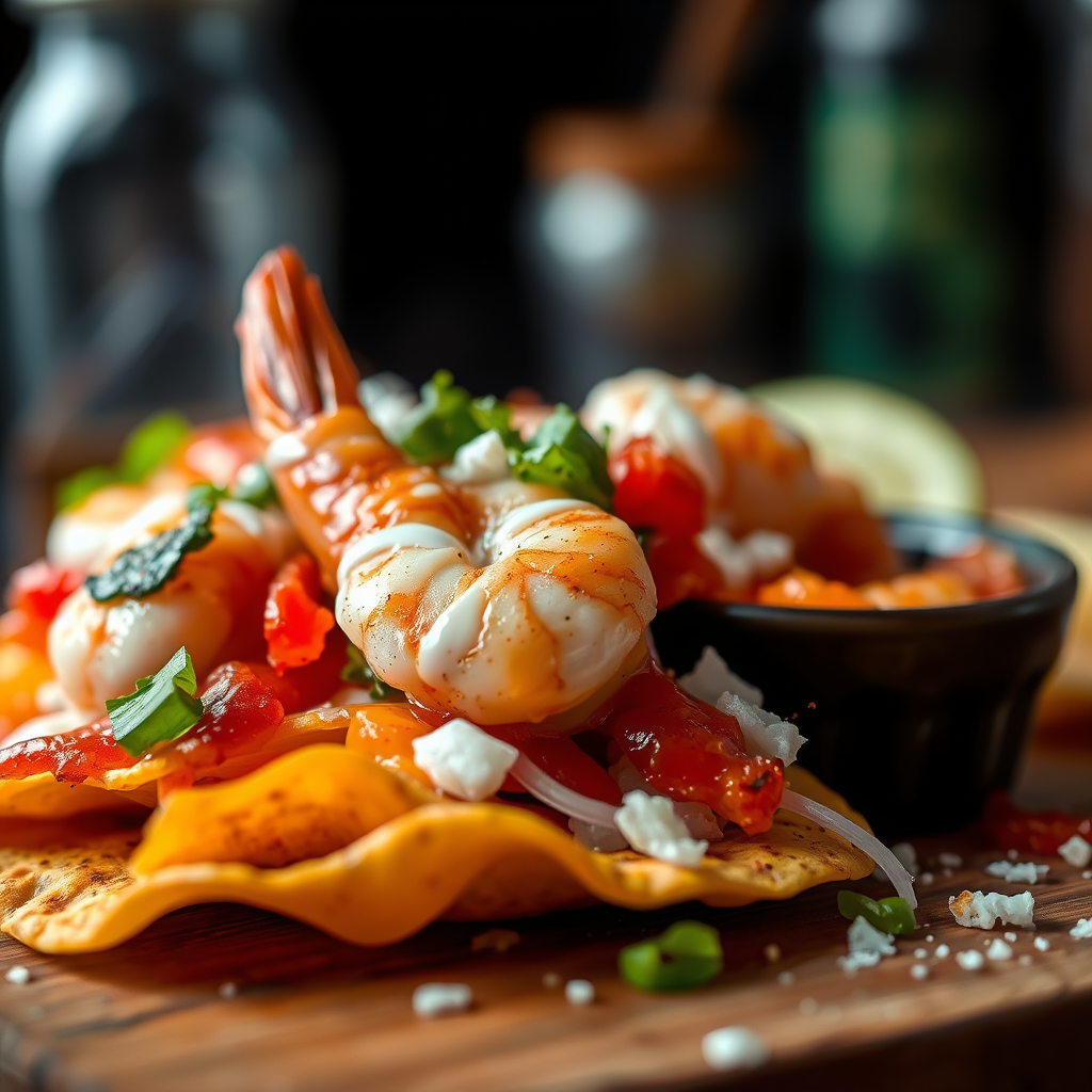 Ingredients - shrimp nachos recipe