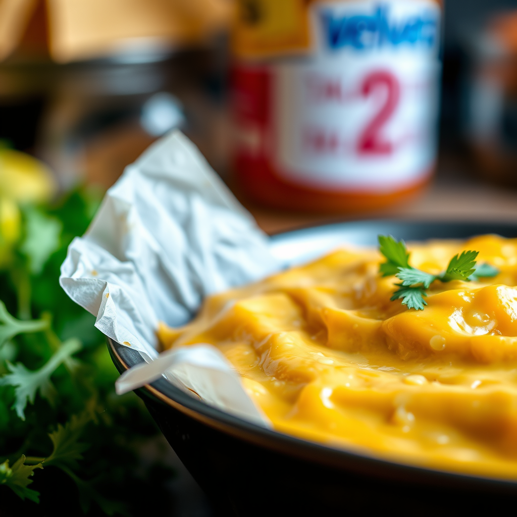 Ingredients - velveeta nacho cheese dip recipe