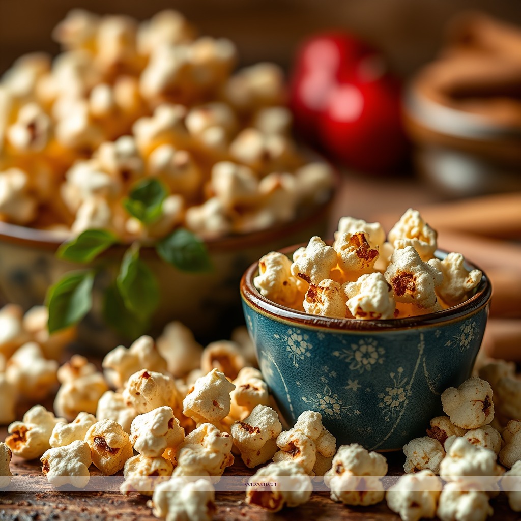 Ingredients - recipe cinnamon popcorn