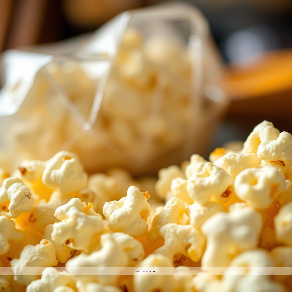 Ingredients - recipe for butter popcorn