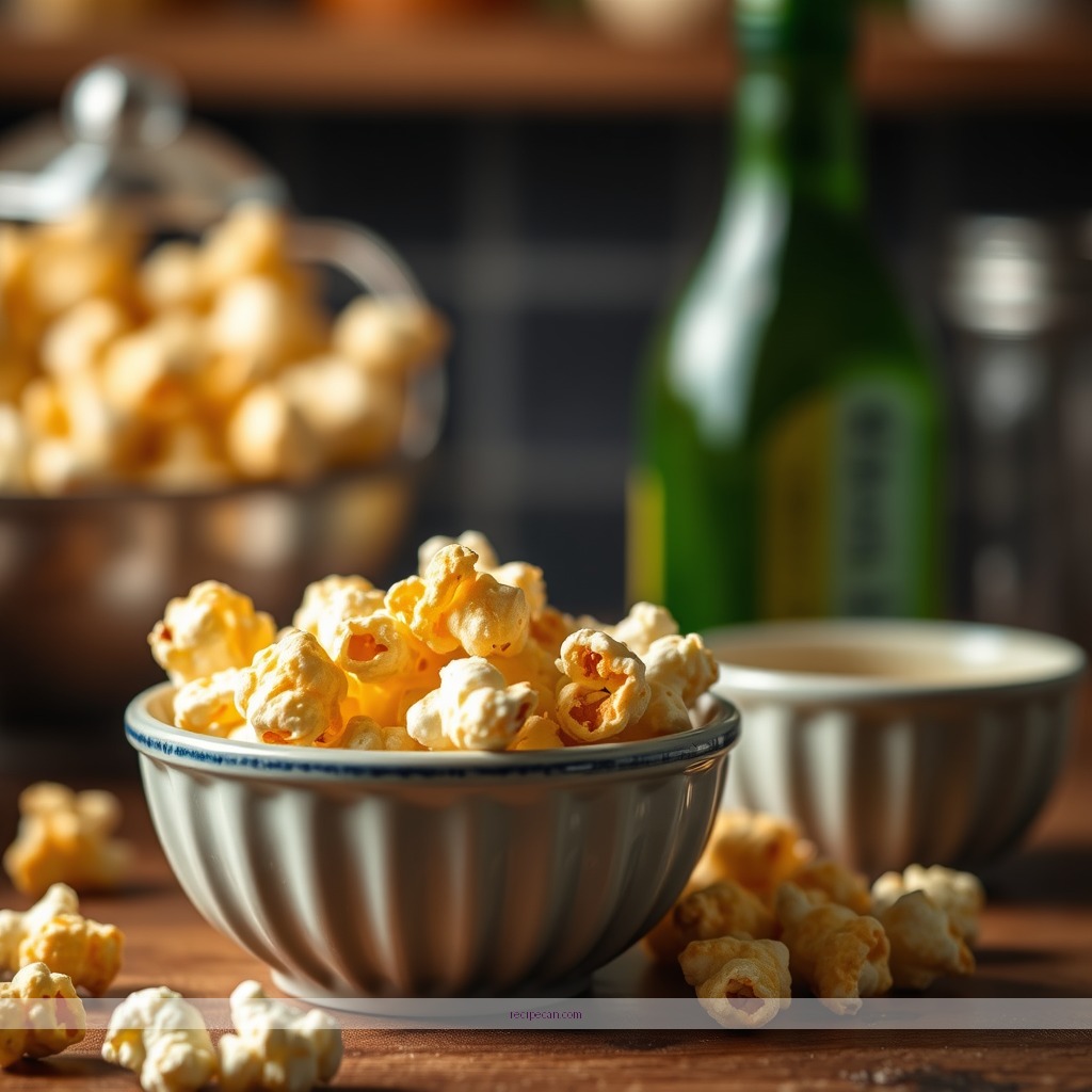Ingredients - recipe for homemade caramel popcorn