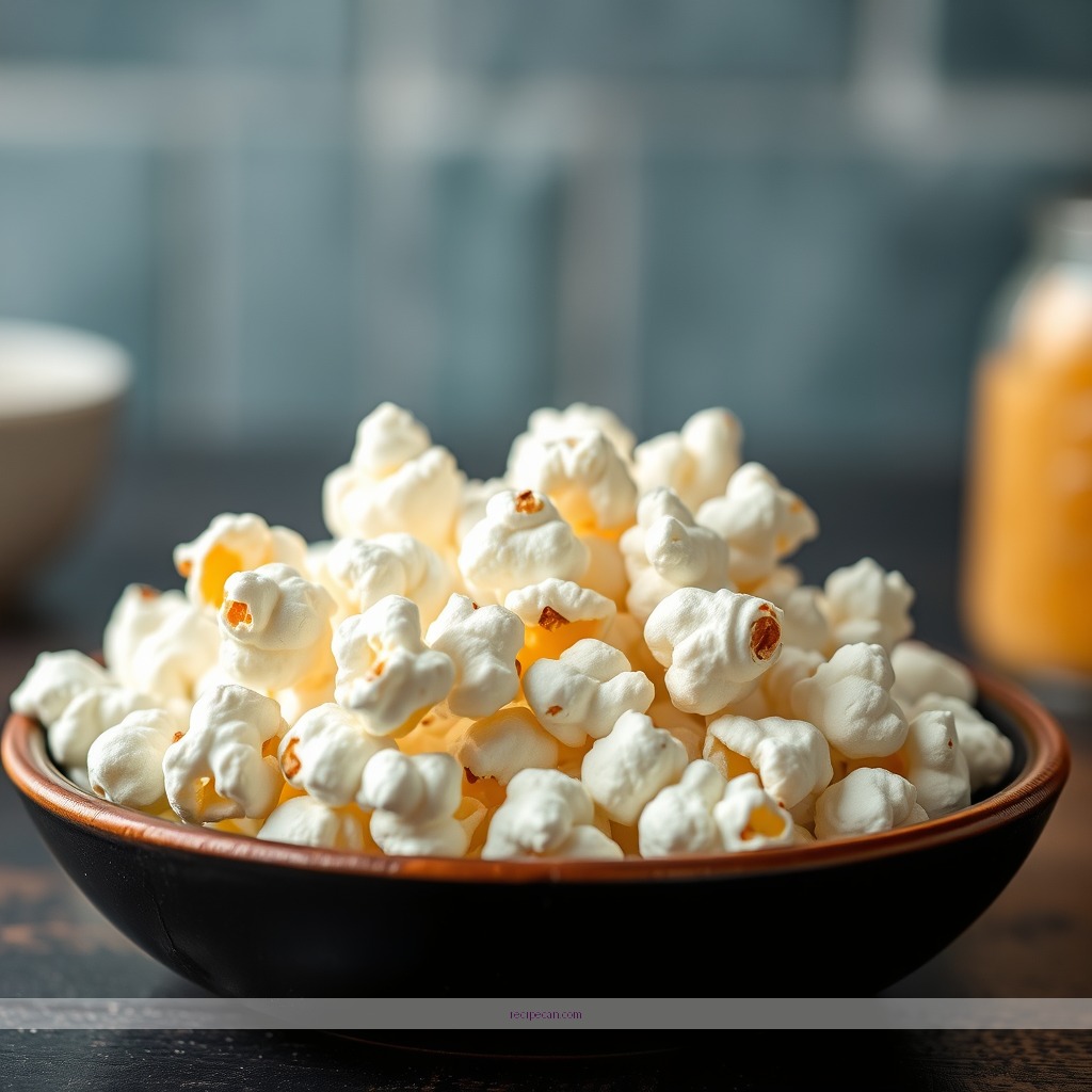 Ingredients - recipe for marshmallow popcorn