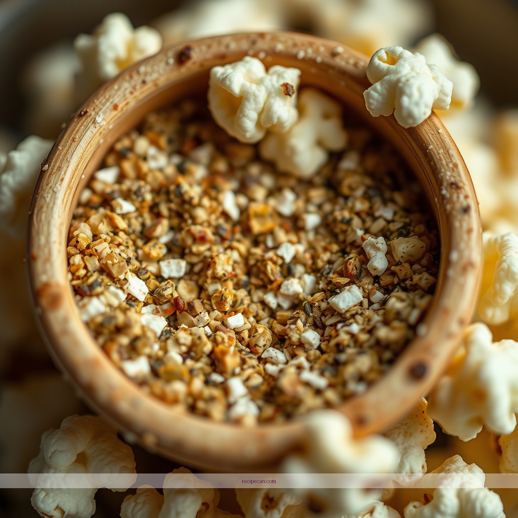 Ingredients - seasonings for popcorn recipes