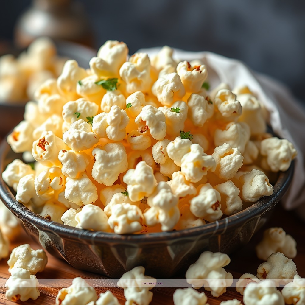 Ingredients - white cheddar popcorn recipe