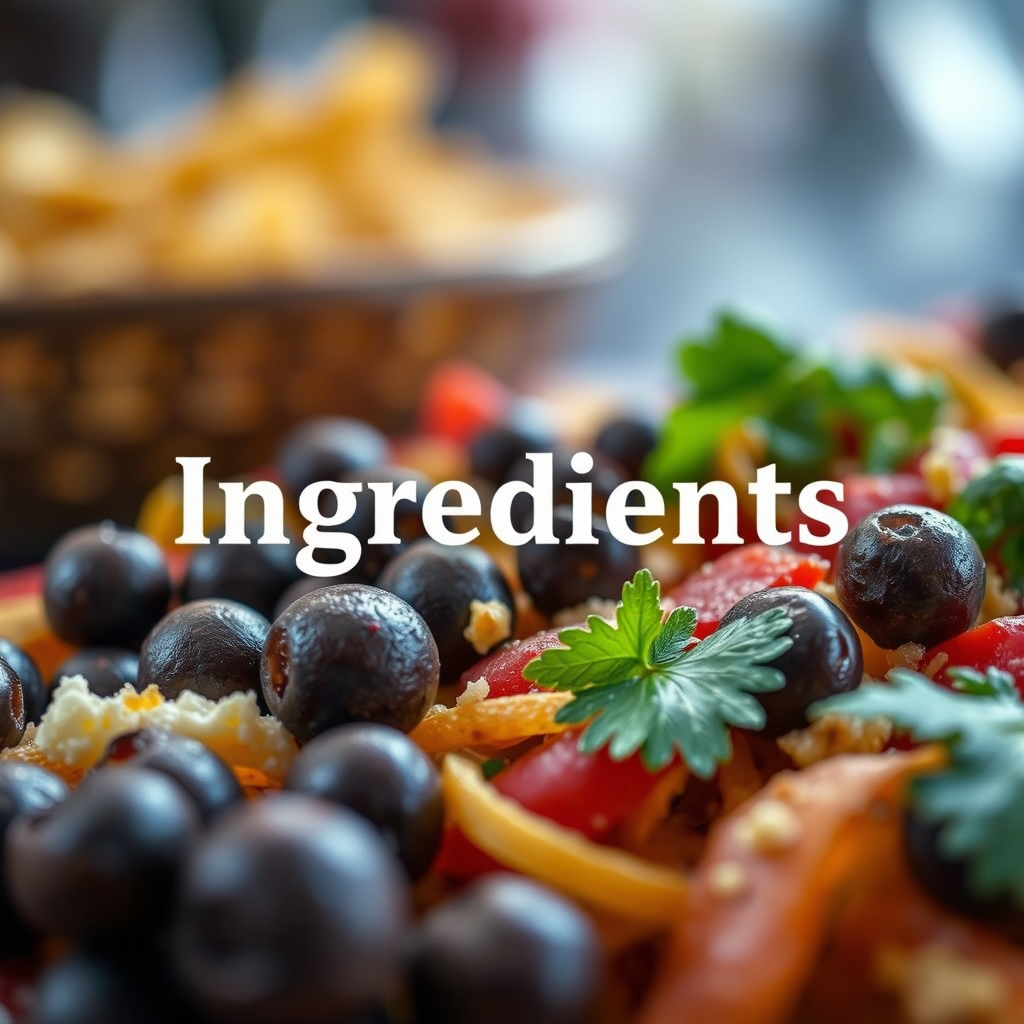 Ingredients - super nachos recipe