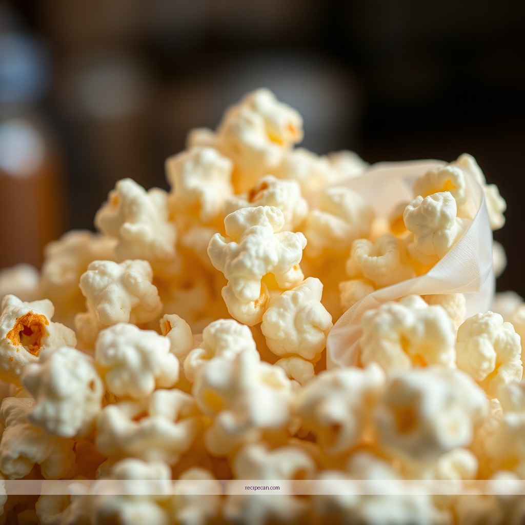 Ingredients - chewy caramel popcorn recipe