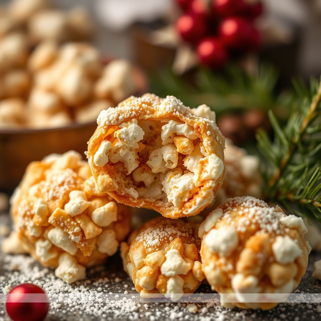 Ingredients - christmas popcorn balls recipe