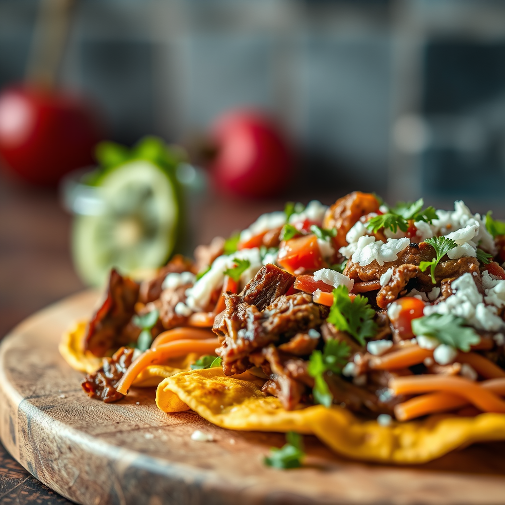 Ingredients - beef brisket nachos recipe