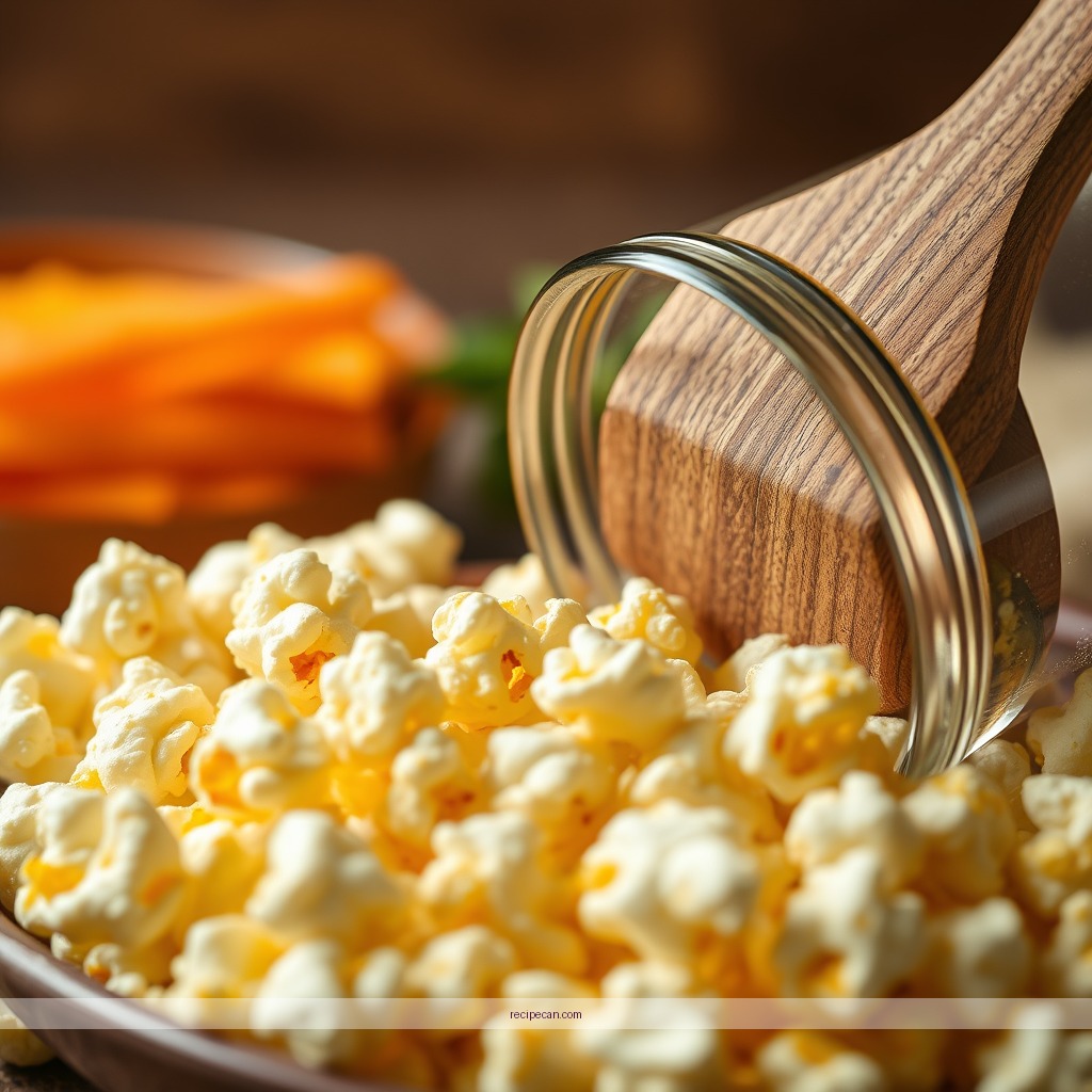 Ingredients - nutritional yeast popcorn recipe