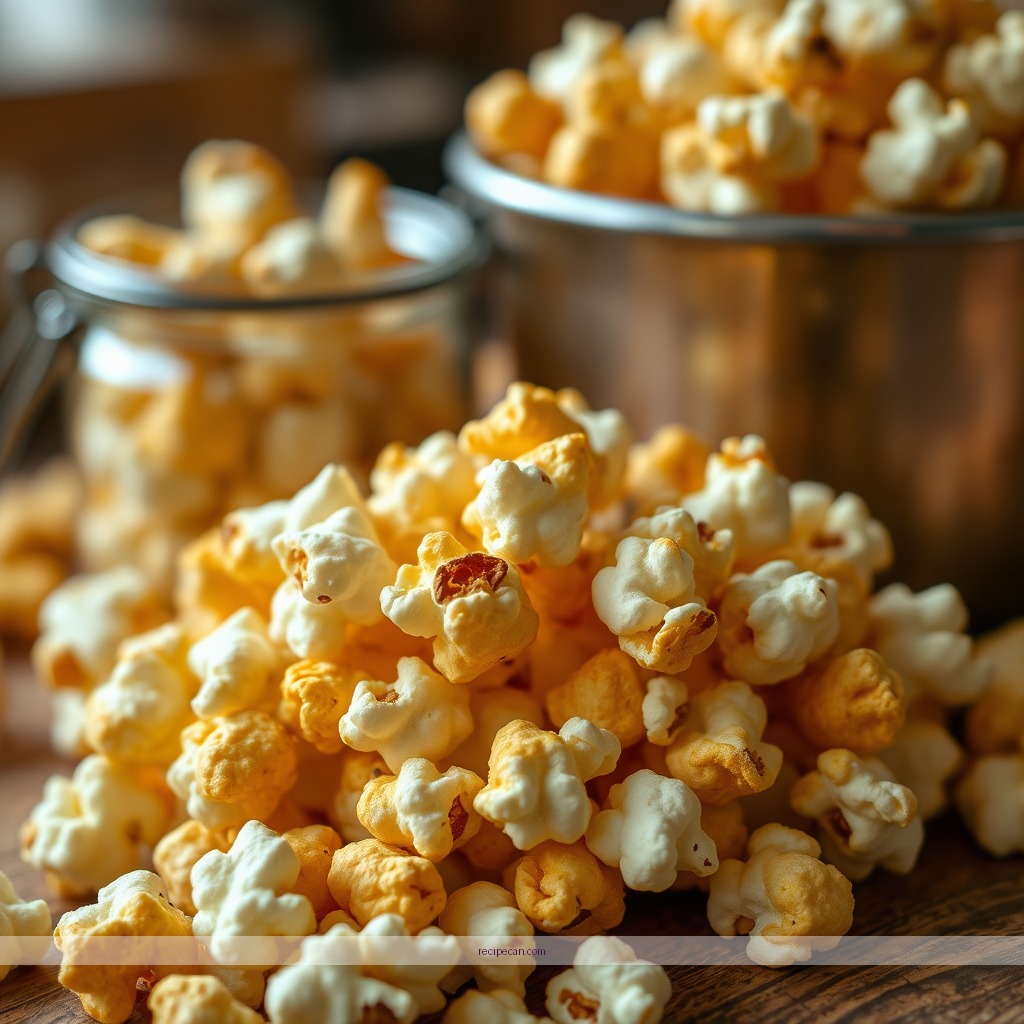 Ingredients - old fashioned caramel popcorn recipe