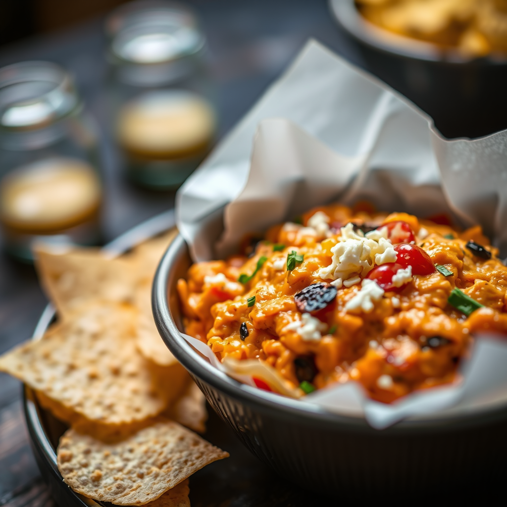 Ingredients - cheesy nacho dip recipe