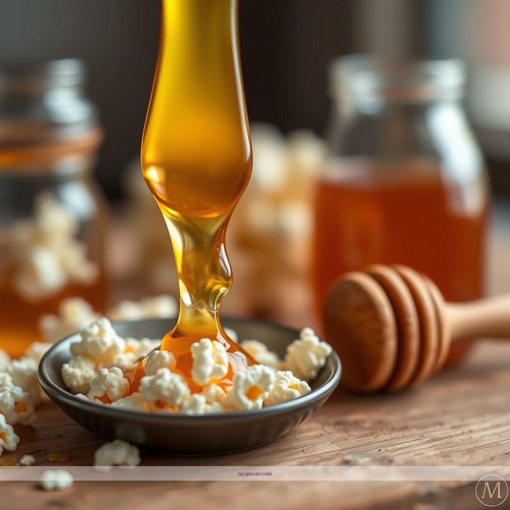 Ingredients - popcorn honey recipe