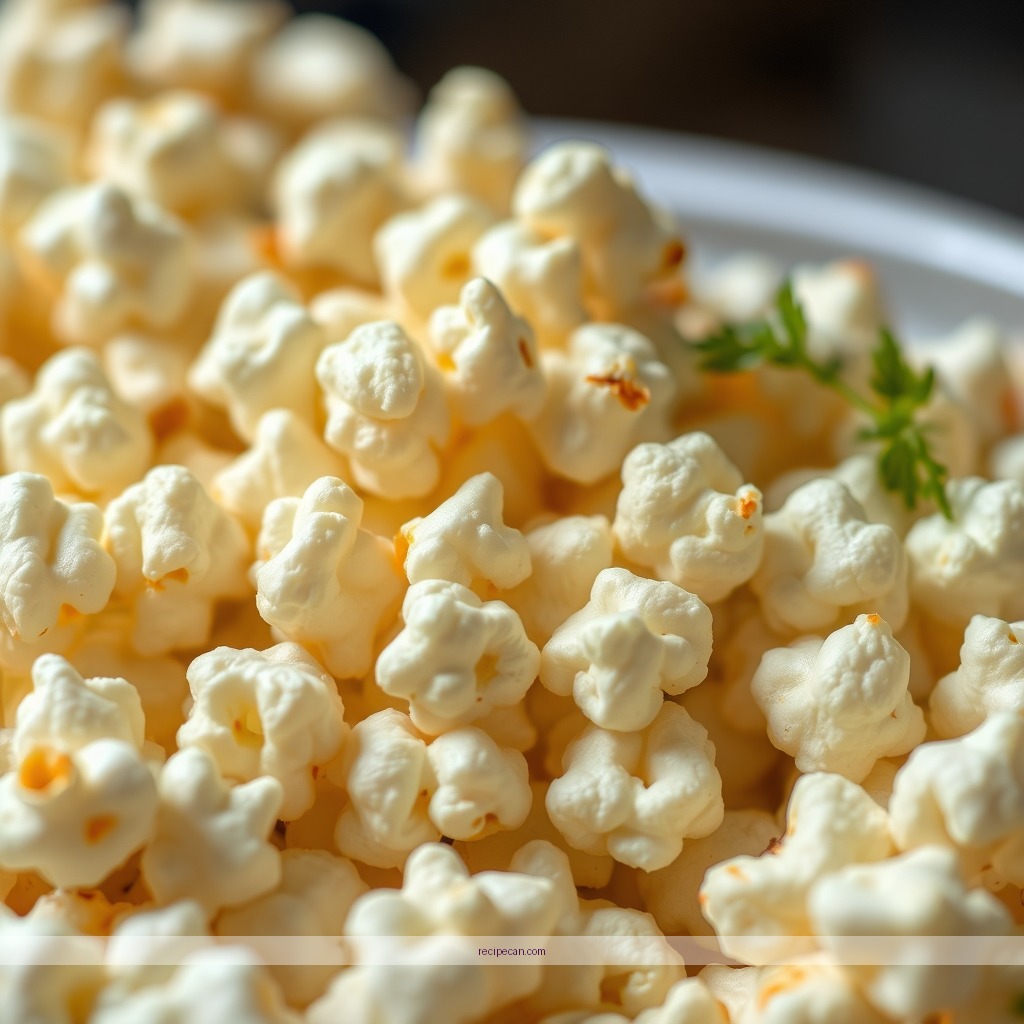 Ingredients - popcorn microwave recipe