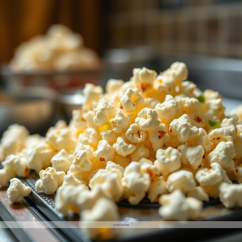Ingredients - popcorn recipe on stove