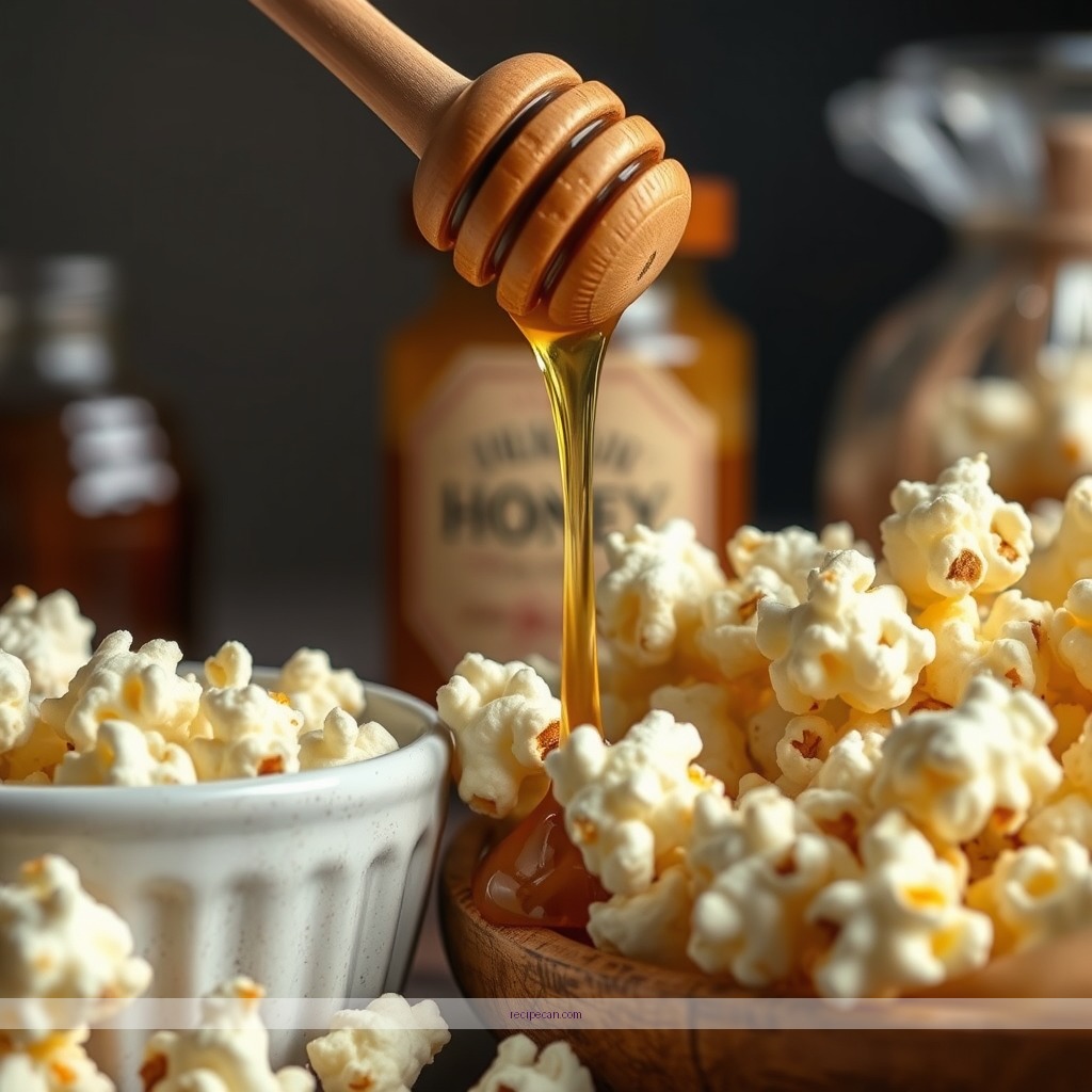 Ingredients - popcorn with honey recipe