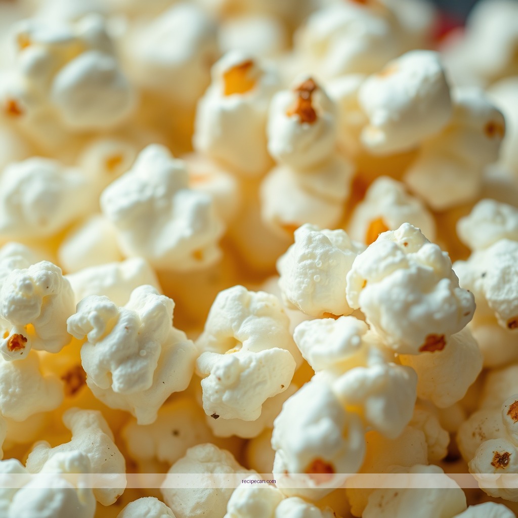 Ingredients - popped popcorn recipes