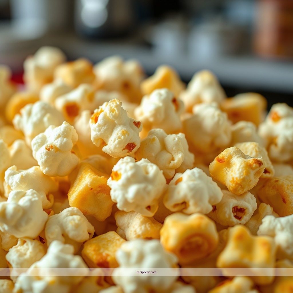 Ingredients - puff corn caramel popcorn recipe