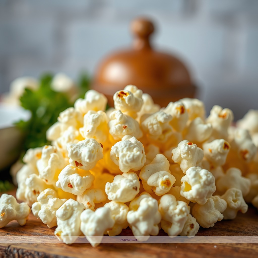 Ingredients - recipe for cheese popcorn