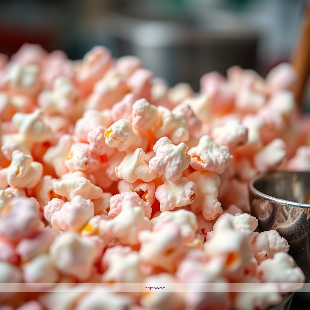 Ingredients - recipe pink popcorn